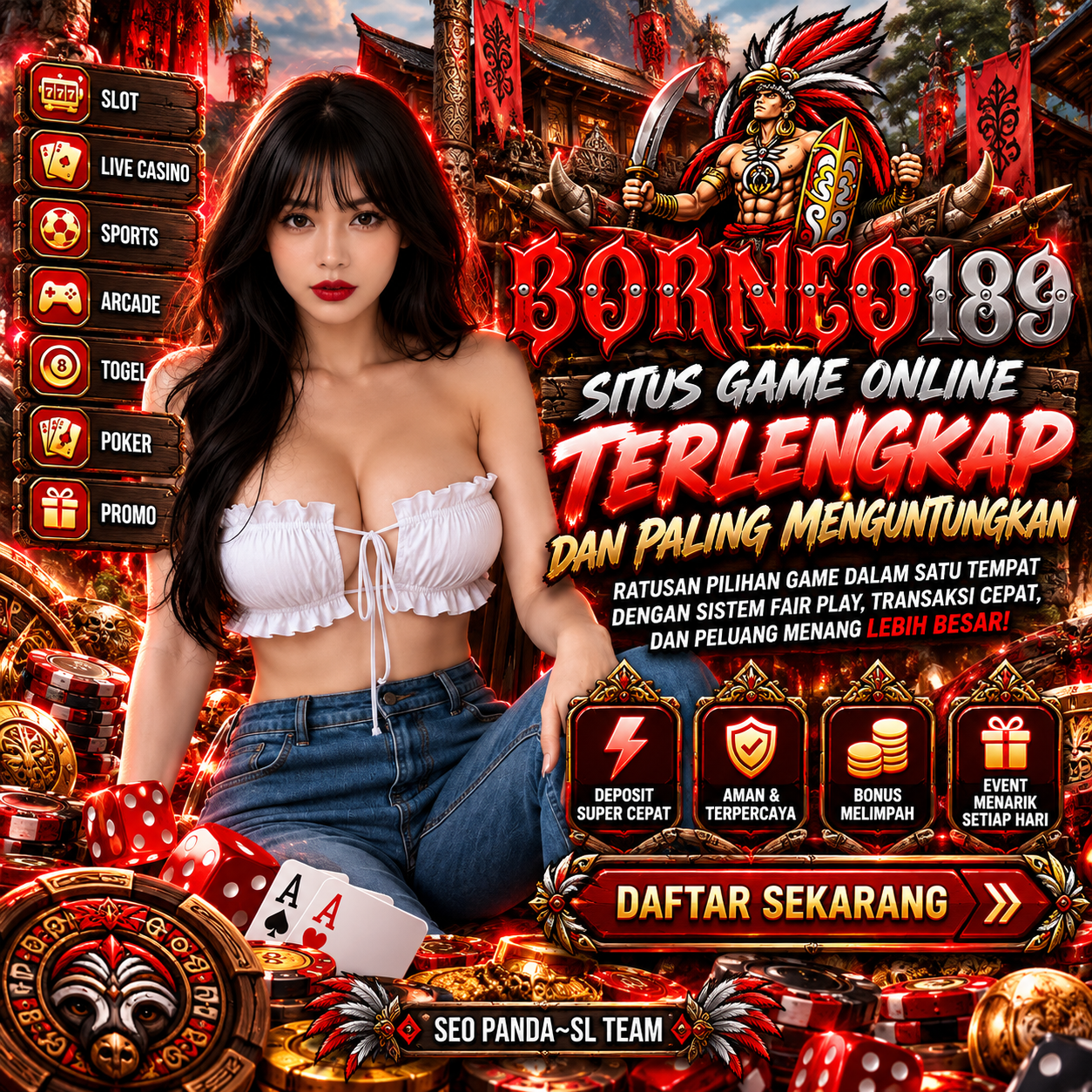 Banner Utama BORNEO189